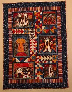 Makower Cat quilt