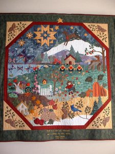 Piecemakers calendar quilt