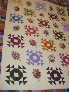 Dawn's Pansy Quilt