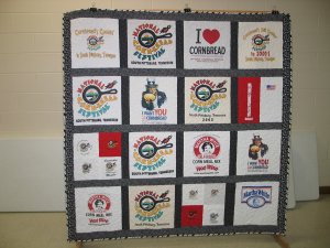 Cornbread Festival T-Shirt Quilt