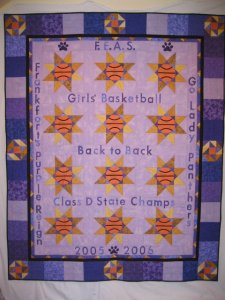 F.E.A.S. Championship Basketball Quilt