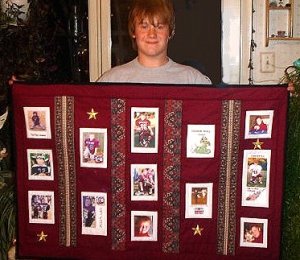 Cody's 12th Birthday Memory Photo Quilt