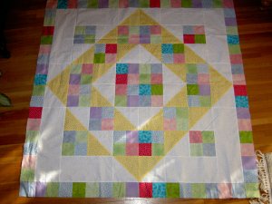 No Name baby quilt