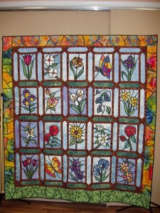 Floral Stained Glass