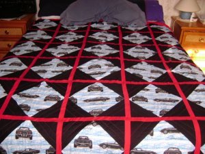 Chris's corvette quilt