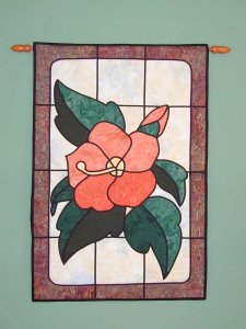 Hibiscus Stained Glass