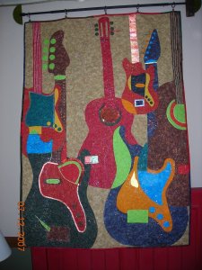 Alex's guitar quilt