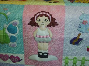 Olivia's Paper Doll Quilt