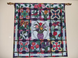 Stained glass garden