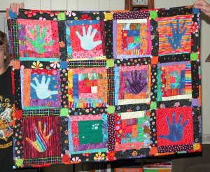 Handprint Quilt