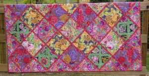 Sherry's Kaffe Fassett Quilt