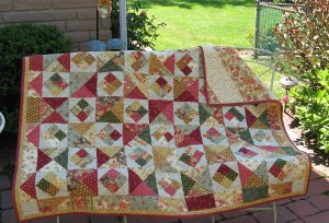 Fall Flannel Lap Quilt