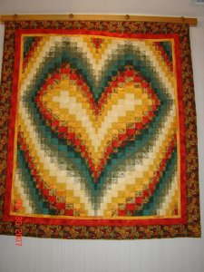 Bargello Heart