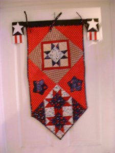 4th of July wall hanging