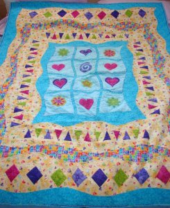 Heather's 3rd Birthday Quilt