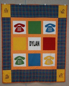 Dylan's Telephone Quilt