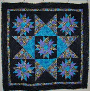 Double Aster Wall Quilt