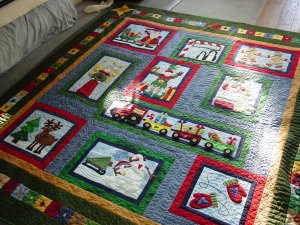 Sugarplum Christmas Quilt