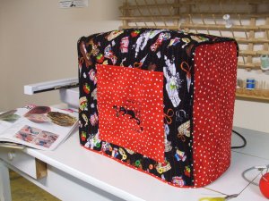 My Purrnina sewing machine cover