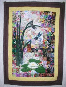 Mims Dragonfly and Waterlily Quilt