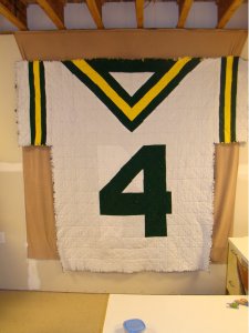 Brett Farve Rag Quilt