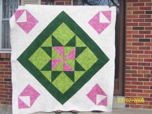 Pink & Green Star Medallion