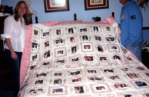 Anne and Joe's wedding quilt