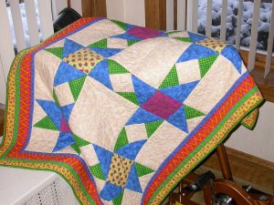 Charity quilt for Mother's Club