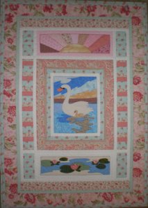 Swan quilt for Mrs. Slosser