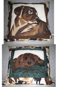 Chocolate Lab Pillows