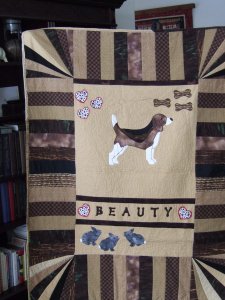 Beagle Doggie quilt