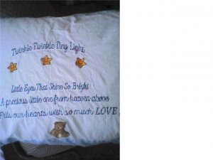 teddybear love pillow