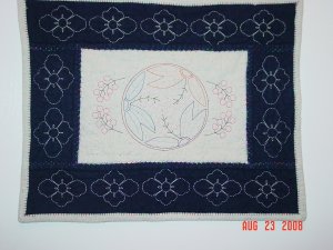 sashiko small quilt