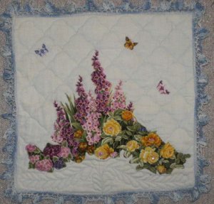 Aunt Hazel's Appliqued Hankie