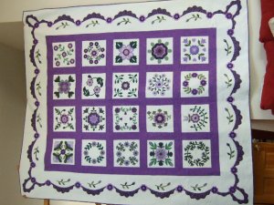 Denise's Violet Rose Sampler