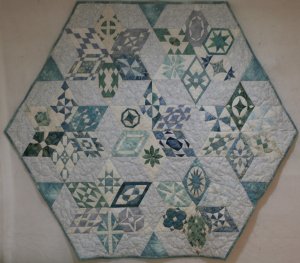 Quilted Diamonds Topper