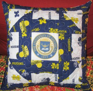 University of Michigan Pillow