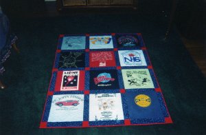 T-Shirt Sampler Quilt