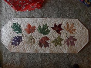 Autumn Leaves Table Runner