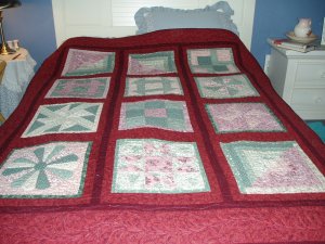 Shirley's get well spell quilt