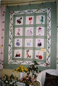 Sunbonnet Sue Calender Quilt