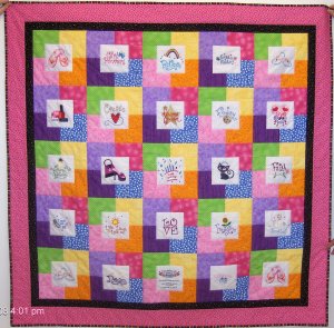 Amanda's 10th Birthday Quilt