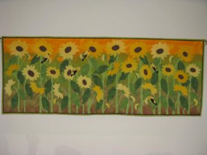 Sunflowers and Goldfinches