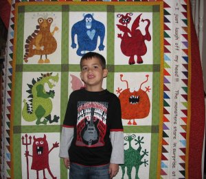 Michael's Monster Quilt