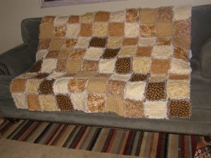 Rag Quilt in Neutrals