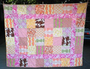 Emma's graduation quilt