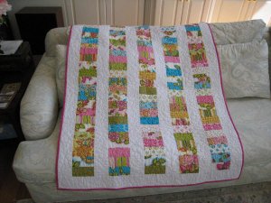 Quilt for baby girl Zinn