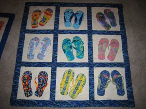 Michelle's flip-flop quilt