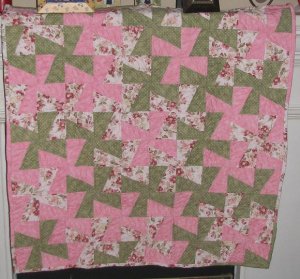 Baby Girl Windmill Quilt