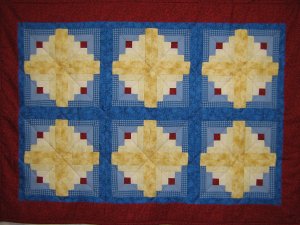 Log cabin Miniquilt